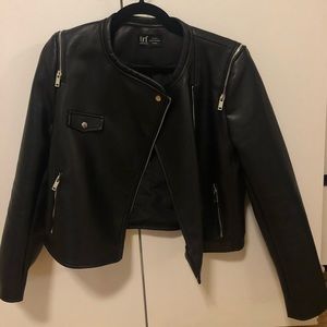 Zara TRF leather jacket
